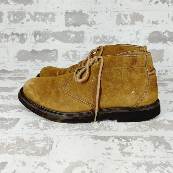 Wrangler Jeans Co Brown Suede Leather Lace Up Chukka Ankle Boots W176 - Picture 1 of 9